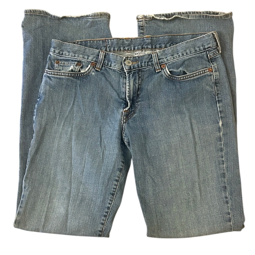 Lucky Brand Blue Jeans Dungarees Regular Length Mid Rise Flare Women Size 10/30